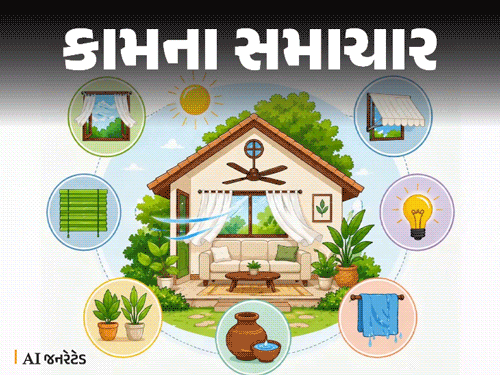 AC વગર ઘરને કેવી રીતે ઠંડું રાખવું?:ક્રોસ વેન્ટિલેશન જરૂરી, આર્કિટેક્ટ પાસેથી જાણો 8 સસ્તા દેશી નુસખા
