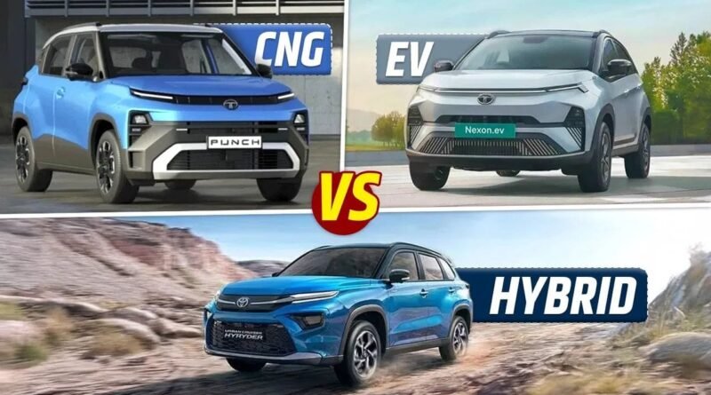 CNG vs Hybrid vs Electric: : 1 કિમી પર કઈ કારમાં સૌથી વધુ બચત? જાણો સંપૂર્ણ ગણતરી સરળ શબ્દોમાં