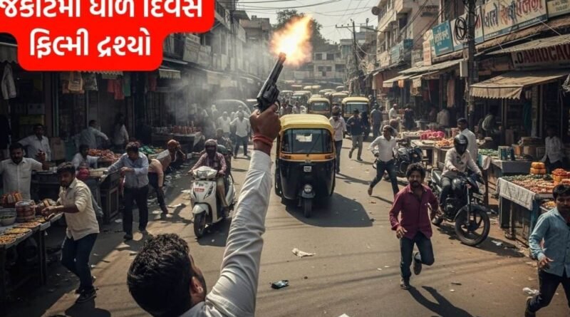 રાજકોટ માધાપર ચોકડી પાસે ફાયરિંગની ઘટના; એક શખ્સે હવામાં ગોળી છોડી, તો બીજાએ હથિયાર બતાવ્યું રાજકોટ માધાપર ચોકડી પાસે ફાયરિંગની ઘટના; એક શખ્સે હવામાં ગોળી છોડી, તો બીજાએ હથિયાર બતાવ્યું