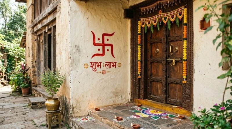 Vastu Tips: મુખ્ય દ્વાર પર બનાવો આ 4 શુભ નિશાન, ઘરમાં આવશે સુખ-સમૃદ્ધિ