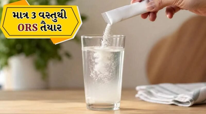 Homemade ORS Powder: તમે ઘરે ORS બનાવી શકો છો, સ્ટેપ-બાય-સ્ટેપ રીત શીખો, જુઓ Video