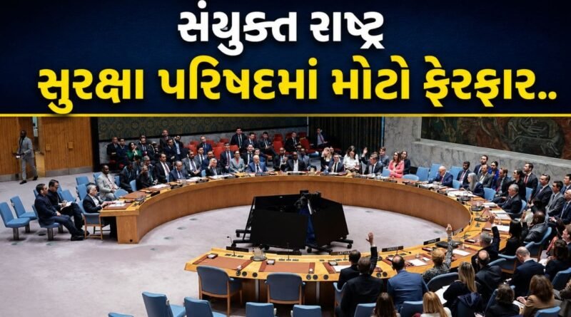 Breaking News : પાકિસ્તાન આઉટ, અમેરિકાને પણ મોટો ઝટકો.. સંયુક્ત રાષ્ટ્ર સુરક્ષા પરિષદમાં 5 મોટા ફેરફાર