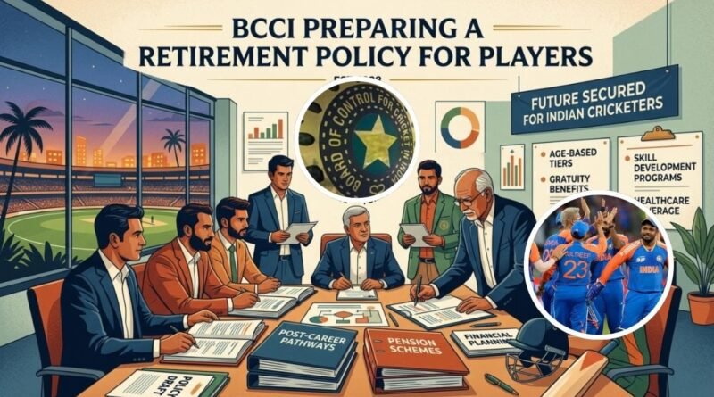 Breaking News :  BCCIનો નવો માસ્ટરપ્લાન, ખેલાડીઓ માટે તૈયાર થઈ રહી છે રિટાયરમેન્ટ પોલિસી, જાણો શું થશે ફેરફાર?