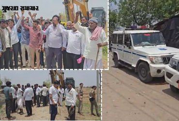 સાણંદના ડરણ ગામે ખેડૂતોનો હલ્લાબોલ: નોટિસ-વળતર વગર ખેતરોમાં પાઈપલાઈન નાખવા સામે રોષ, પોલીસ કાફલો ખડકાયો