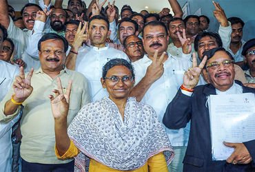 રાજ્યસભા ચૂંટણીમાં કોંગ્રેસને ઝટકો : MPમાં મીનાક્ષી નટરાજનનું નામાંકન રદ, ભાજપના ત્રણેય ઉમેદવારો થશે બિનહરીફ