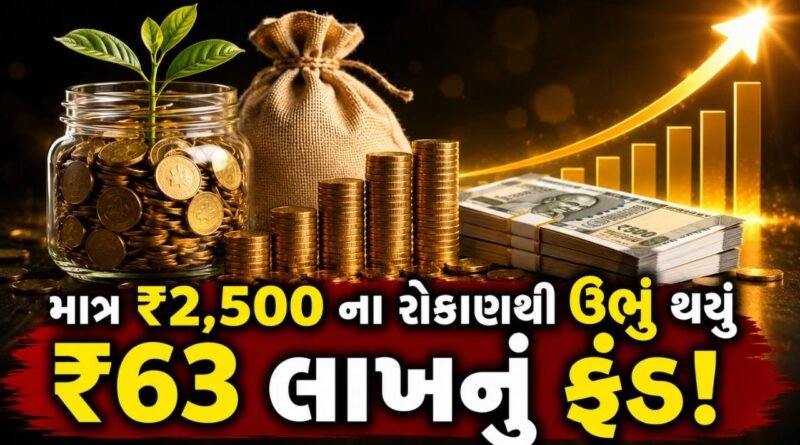 માત્ર ₹2,500 ના રોકાણથી ઊભું થયું ₹63 લાખનું ફંડ, ટેક્સ પણ બચ્યો અને કમાણી પણ થઈ