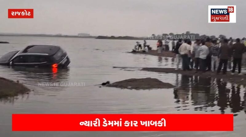 reelના ચક્કરમાં કાર ડેમમાં ખાબકી, સદનસીબે જાનહાનિ ટળી