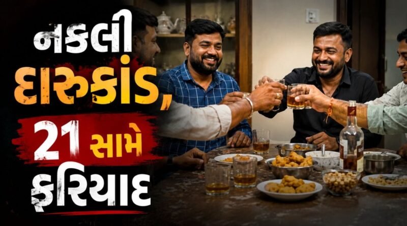 Breaking News : ભાવનગર નકલી દારૂકાંડ, 21 સામે ફરિયાદ, ગૌતમ સોલંકી મુખ્ય આરોપી, 12 ઝડપાયા Breaking News : ભાવનગર નકલી દારૂકાંડ, 21 સામે ફરિયાદ, ગૌતમ સોલંકી મુખ્ય આરોપી, 12 ઝડપાયા