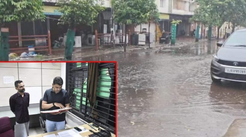 Rajkot Rain: રાજકોટમાં રેડ એલર્ટ વચ્ચે આખી રાત ઝરમર વરસાદ, સીઝનનો કુલ આંક 11.35 ઇંચ