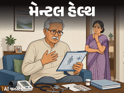 ‘મિત્રનું હાર્ટ એટેકથી મોત, હવે મને સતત ડર લાગે છે’:’ટેસ્ટમાં કંઈ આવતું નથી છતાં સામાન્ય દુખાવાથી પણ ફફડી જાઉં છું’; જાણો ઘડપણમાં બીમારીનો ડર કેવી રીતે દૂર કરવો ‘મિત્રનું હાર્ટ એટેકથી મોત, હવે મને સતત ડર લાગે છે’:’ટેસ્ટમાં કંઈ આવતું નથી છતાં સામાન્ય દુખાવાથી પણ ફફડી જાઉં છું’; જાણો ઘડપણમાં બીમારીનો ડર કેવી રીતે દૂર કરવો