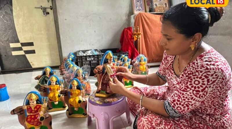 બજારોમાં દશામાની રંગબેરંગી મૂર્તિઓનું આગમન, ભક્તોમાં પૂજા-વ્રતને લઈને ઉત્સાહ