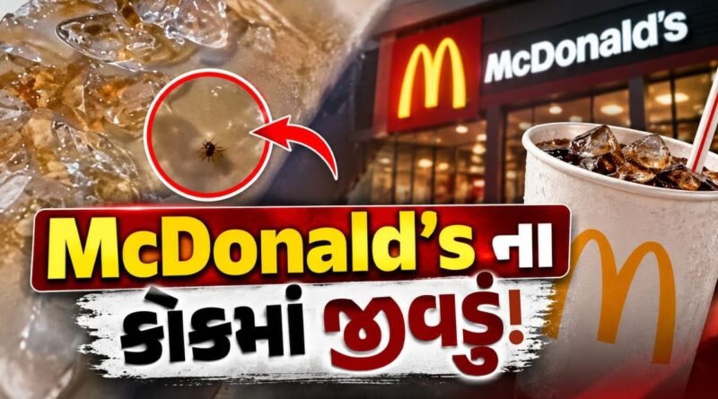 Breaking News : મેકડોનાલ્ડ્સના કોકમાં જીવડું, મહેસાણામાં ફૂડ સેફ્ટીનો મુદ્દો બન્યો ચર્ચાનો વિષય