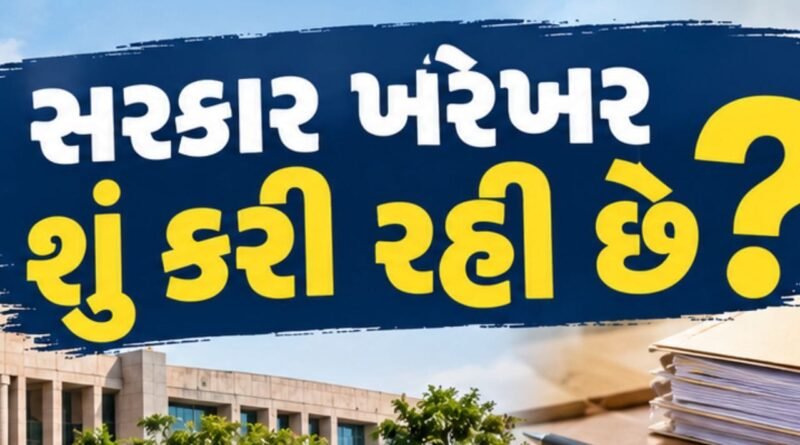 સરકાર ખરેખર કેટલું કામ કરે છે અને તમારા માટે શું થઈ રહ્યું છે?  જાણો