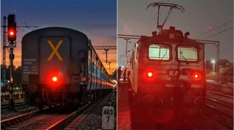 ટ્રેનના પાછળના ભાગે લાલ લાઈટ કેમ હોય છે? કારણ જાણીને ચોંકી જશો