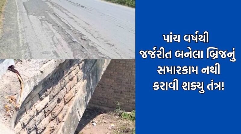 PM વિઝિટ લેશે તો જ નવો બ્રિજ બનશે? ઉપલેટાનો મોજ નદી પરનો બ્રિજ 5 વર્ષથી જર્જરીત હાલતમાં, લોકો 10 કિમીનો ફેરાવો લેવા મજબુર