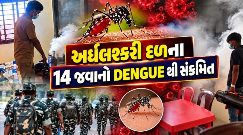 Breaking News : ગાંધીનગરમાં ડેન્ગ્યુનો હાહાકાર, અર્ધલશ્કરી દળના 14 જવાનો સંક્રમિત, જુઓ Video