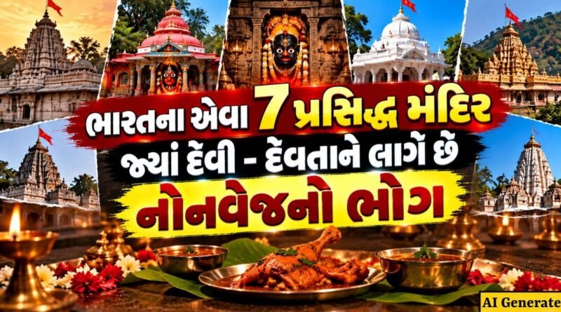 નવરાત્રીમાં અને સામન્ય દિવસોમાં ભારતના એવા 7 પ્રસિદ્ધ મંદિર જ્યાં દેવી – દેવતાને લાગે છે નોનવેજનો ભોગ, જાણો સદીઓ જૂની પરંપરા!