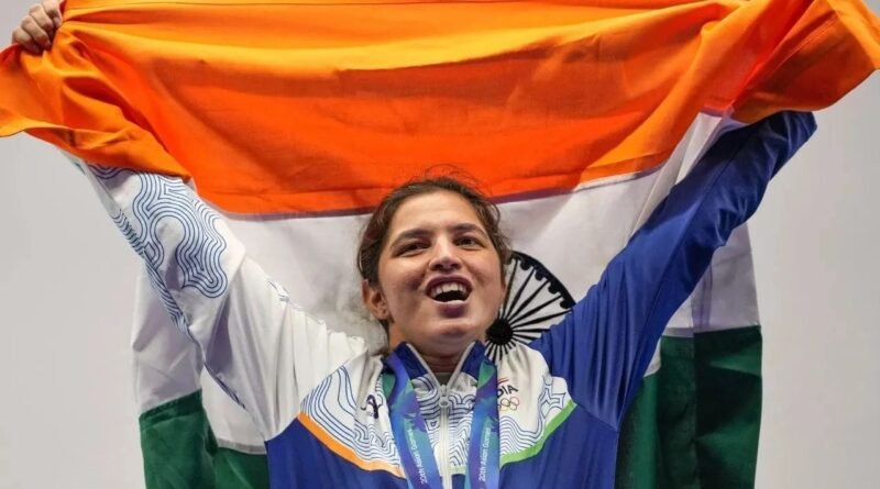 Breaking News Asian Games 2026 : 2 ગોલ્ડ અને 1 સિલ્વર મેડલ જીતીને રચ્યો ઈતિહાસ, હવે સમાપન સમારોહમાં ત્રિરંગો લહેરાવશે નીરુ ઢાંડા Breaking News Asian Games 2026 : 2 ગોલ્ડ અને 1 સિલ્વર મેડલ જીતીને રચ્યો ઈતિહાસ, હવે સમાપન સમારોહમાં ત્રિરંગો લહેરાવશે નીરુ ઢાંડા