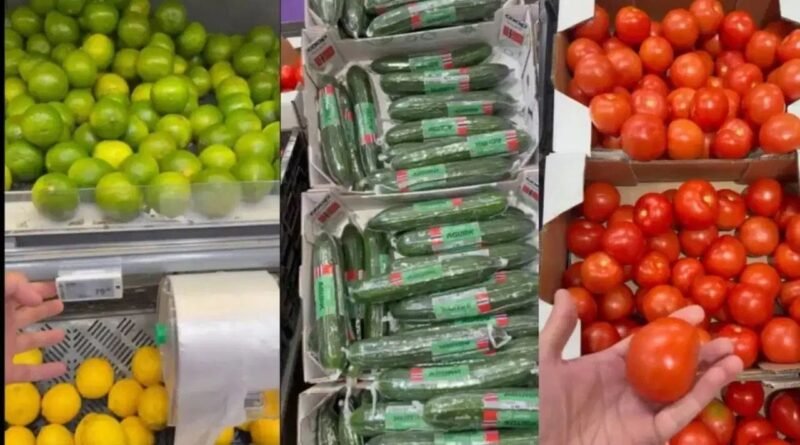 Trending Video : ₹850 ના લીંબુ અને ₹300 ની કાકડી, શાકભાજીના ભાવની સરખામણી કરી ભારતીયે ઉઠાવ્યો ગંભીર મુદ્દો ! Trending Video : ₹850 ના લીંબુ અને ₹300 ની કાકડી, શાકભાજીના ભાવની સરખામણી કરી ભારતીયે ઉઠાવ્યો ગંભીર મુદ્દો !