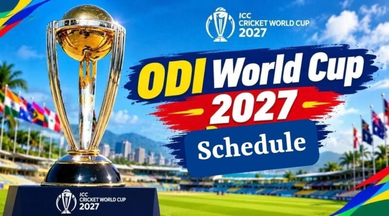 Breaking News : ODI World Cup 2027માં ક્યારે અને કઈ ટીમ સાથે ભારતીય ટીમ ટકરાશે, જોઈ લો આખું શેડ્યુલ