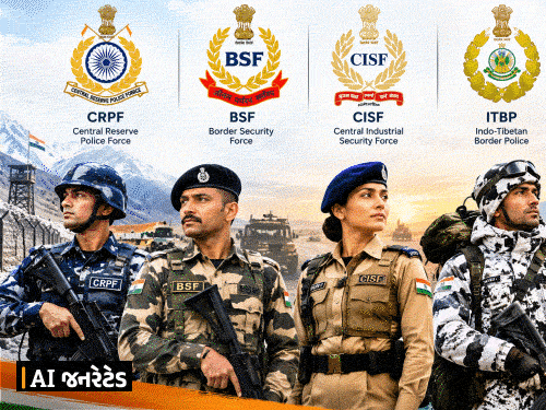 CAPF અધિકારીઓની ભરતી-સેવાનો નવો કાયદો લાગુ:5 સુરક્ષા દળોમાં IPSનું ડેપ્યુટેશન-પ્રમોશન થઈ શકશે; તેના વિરુદ્ધ સુપ્રીમ કોર્ટમાં મામલો CAPF અધિકારીઓની ભરતી-સેવાનો નવો કાયદો લાગુ:5 સુરક્ષા દળોમાં IPSનું ડેપ્યુટેશન-પ્રમોશન થઈ શકશે; તેના વિરુદ્ધ સુપ્રીમ કોર્ટમાં મામલો