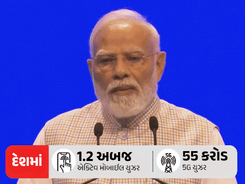 મોદીએ કહ્યું- બેંક, હોસ્પિટલ, સરકારી કચેરીઓ લોકોના ફોનમાં:તેનાથી ₹5 હજાર કરોડ ખોટા હાથોમાં જતા બચ્યા; 2022માં અહીંથી જ 5Gની શરૂઆત થઈ મોદીએ કહ્યું- બેંક, હોસ્પિટલ, સરકારી કચેરીઓ લોકોના ફોનમાં:તેનાથી ₹5 હજાર કરોડ ખોટા હાથોમાં જતા બચ્યા; 2022માં અહીંથી જ 5Gની શરૂઆત થઈ